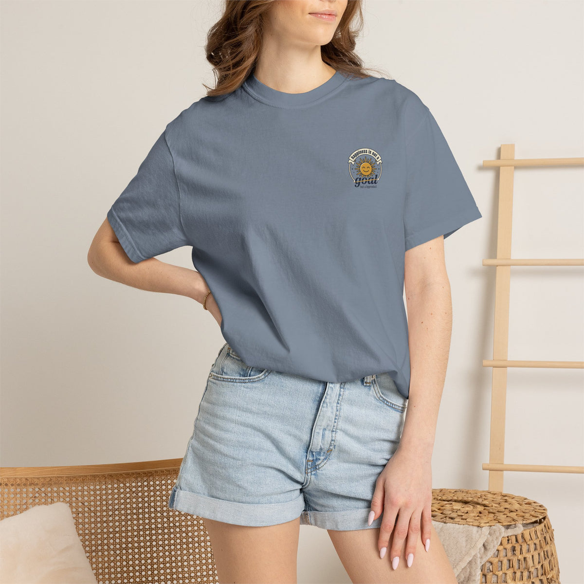 T-Shirt — Happiness is not a goal but a byproduct