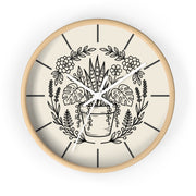 Botanical Wall Clock