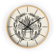 Botanical Wall Clock
