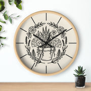 Botanical Wall Clock