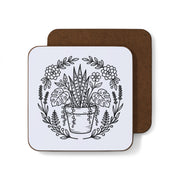 Plant Design Drink Coaster