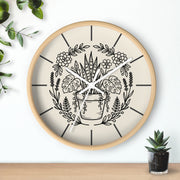 Botanical Wall Clock