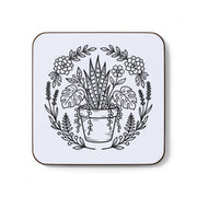 Plant Design Drink Coaster