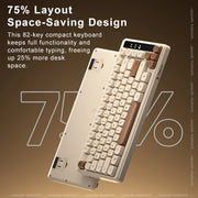 TAIDU KB-01 82-Key Compact RGB Backlit Gaming Keyboard
