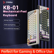 TAIDU KB-01 82-Key Compact RGB Backlit Gaming Keyboard