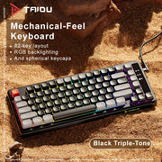 TAIDU KB-01 82-Key Compact RGB Backlit Gaming Keyboard